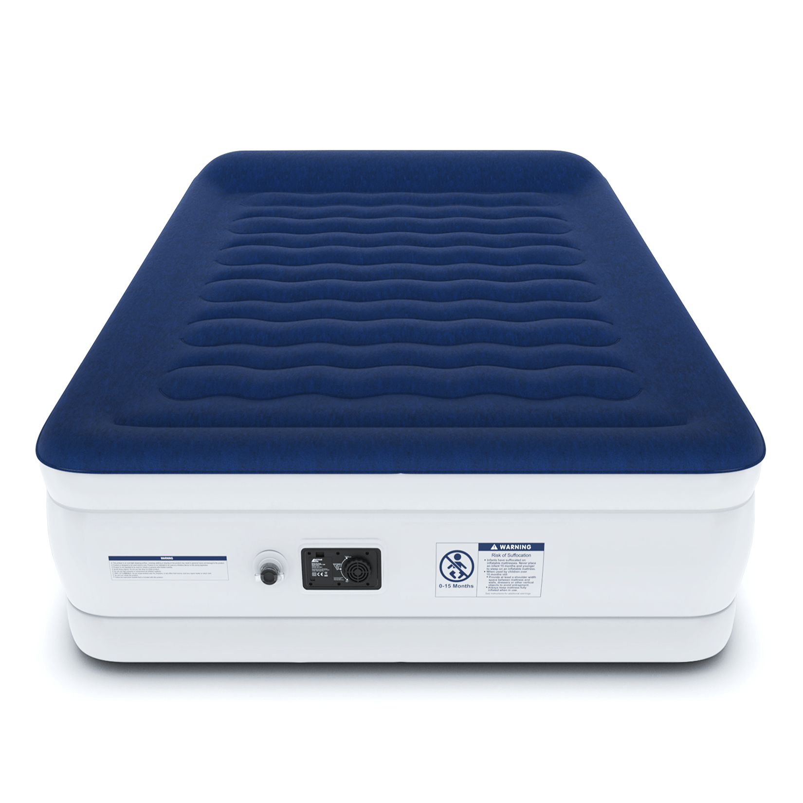 Double Size Comfort Plus Air Bed – Navy/White