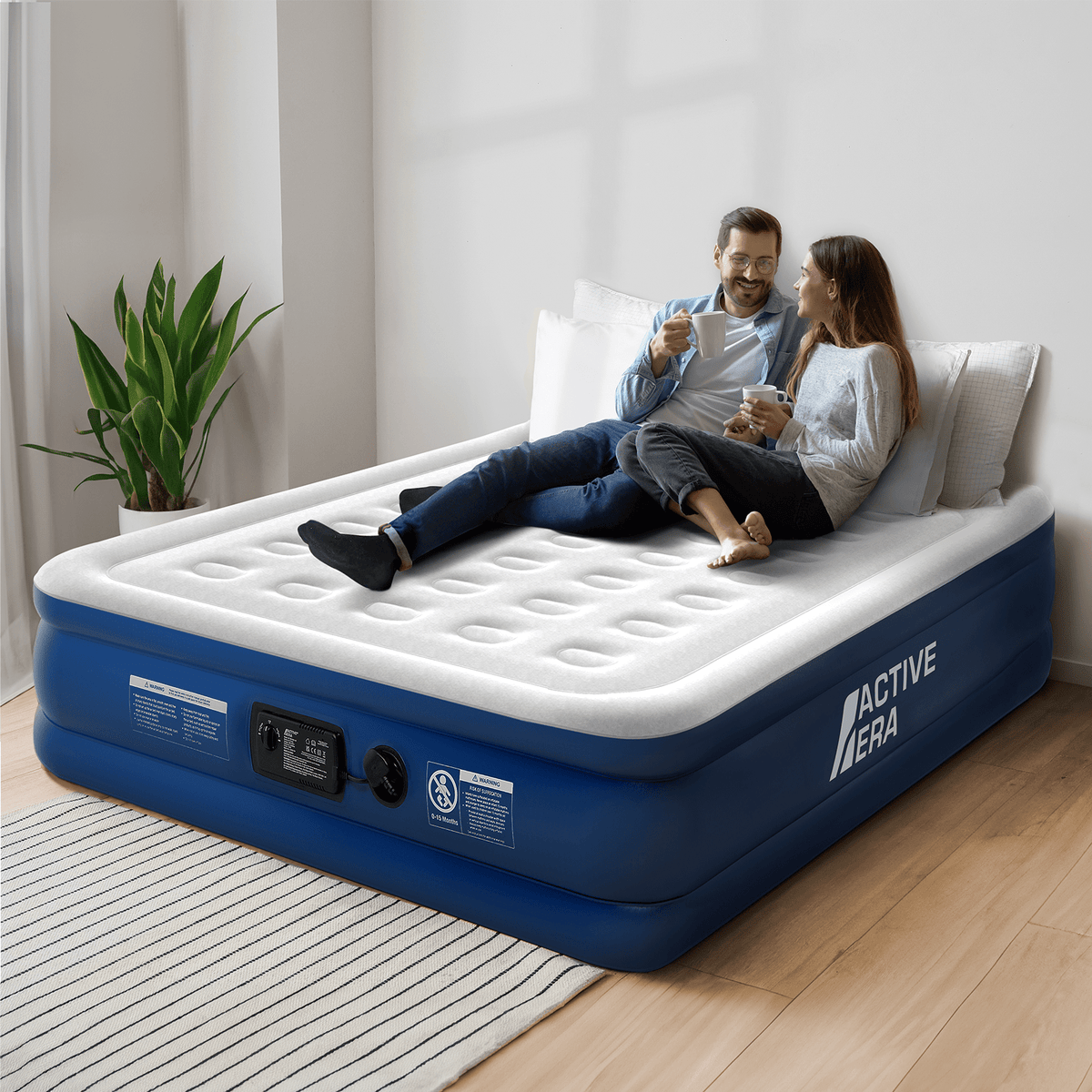 King Size Comfort Lite Air Bed – Grey/Navy