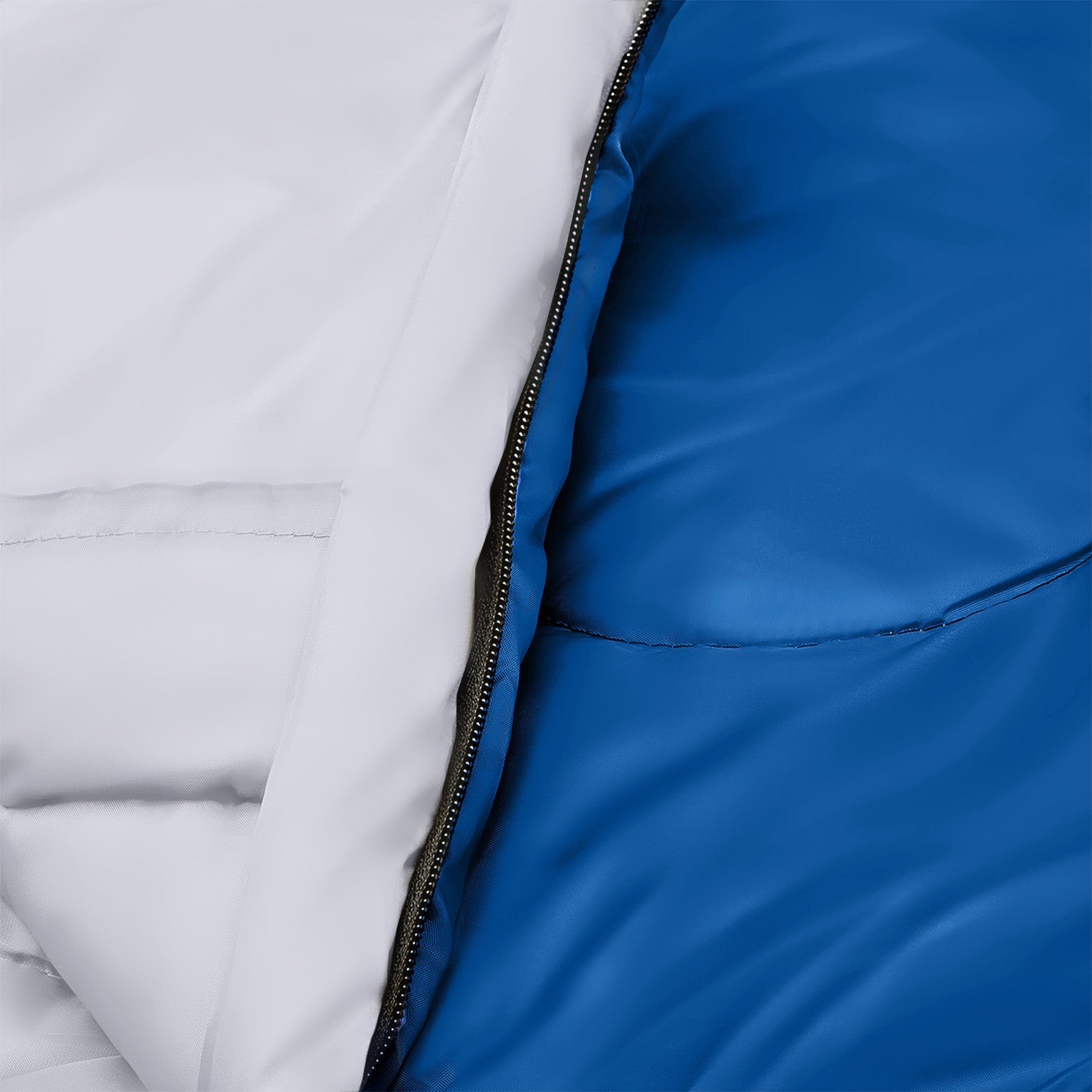 3 Season Double Sleeping Bag – 250GSM with Pillows & Convertible Design - Blue
