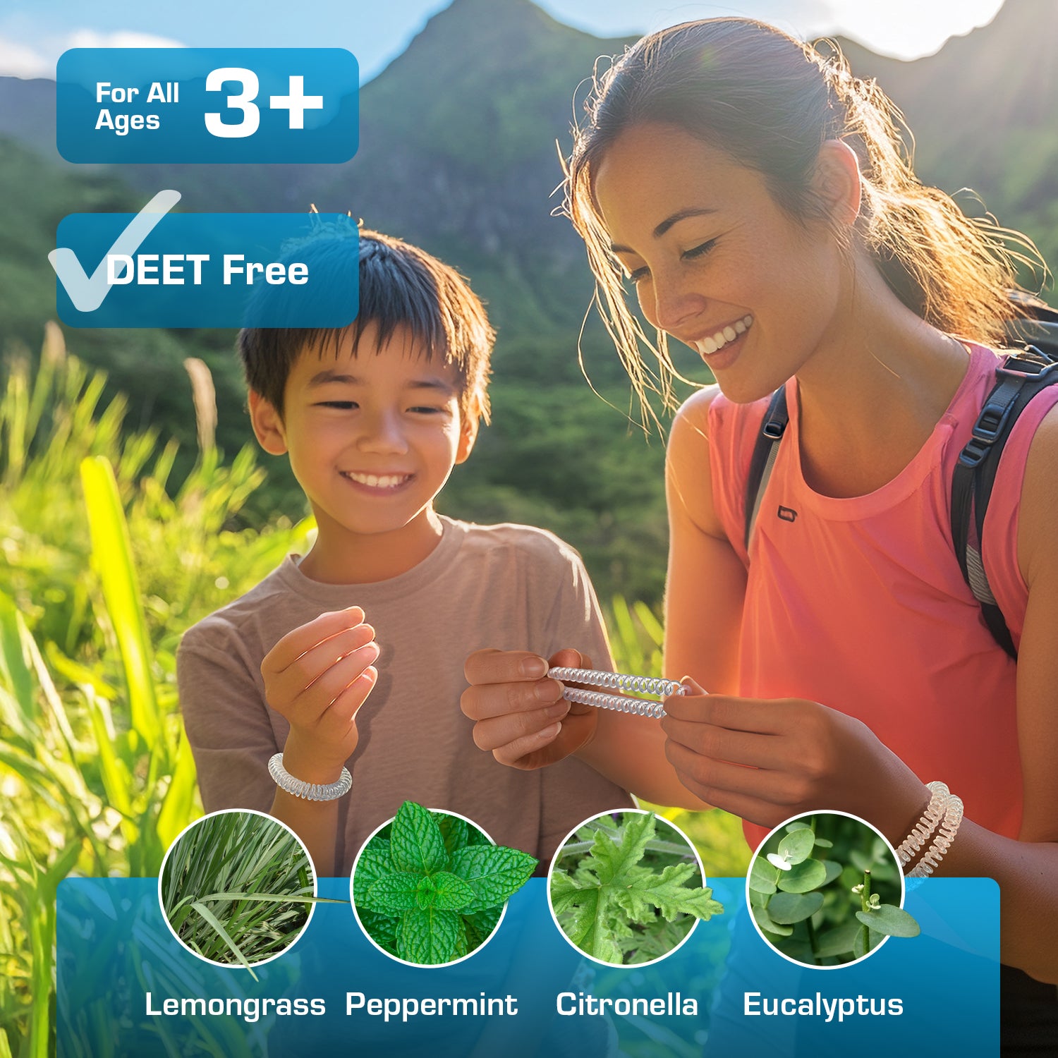 Explorer Mosquito Repellent Bands - 12 Pack - Clear