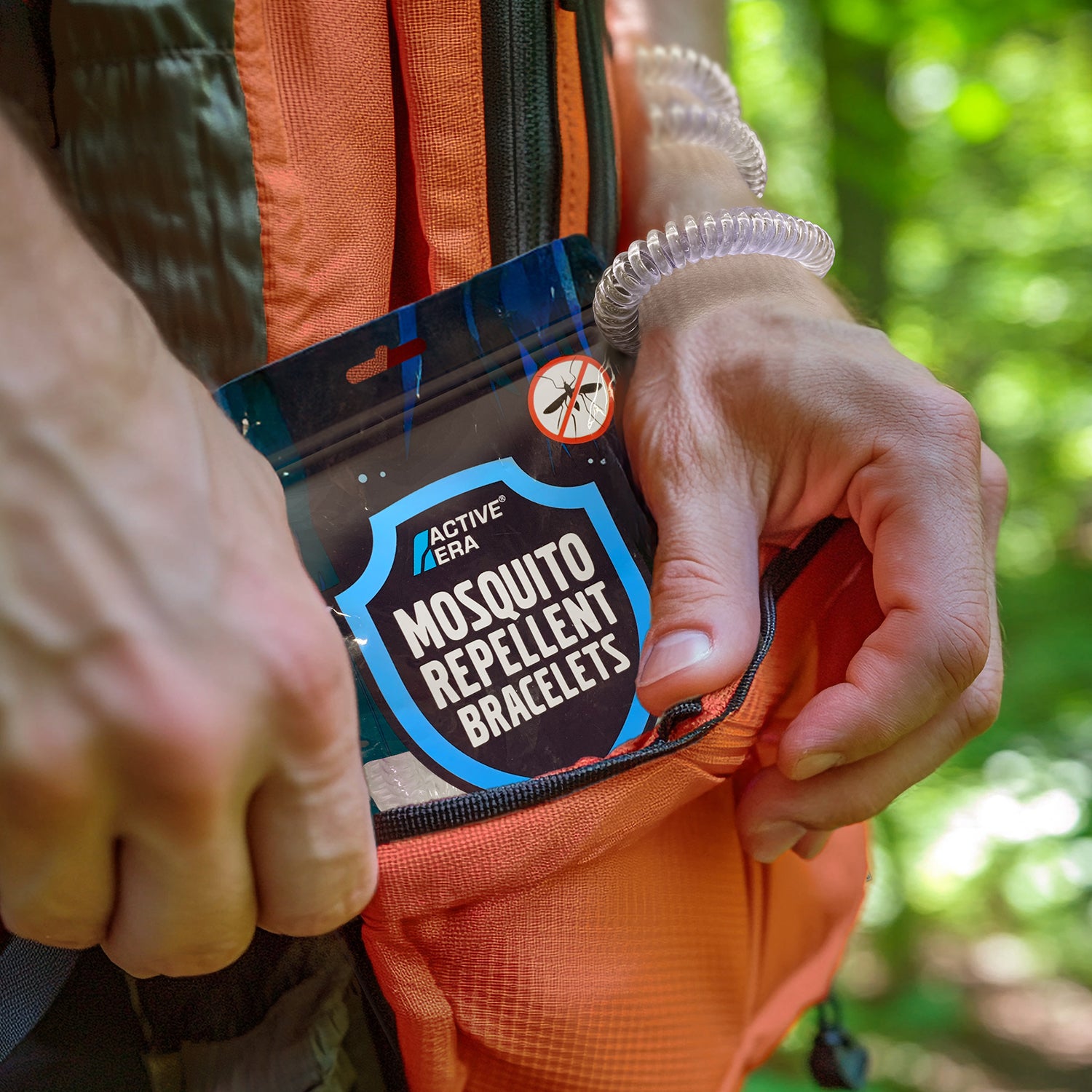 Explorer Mosquito Repellent Bands - 12 Pack - Clear