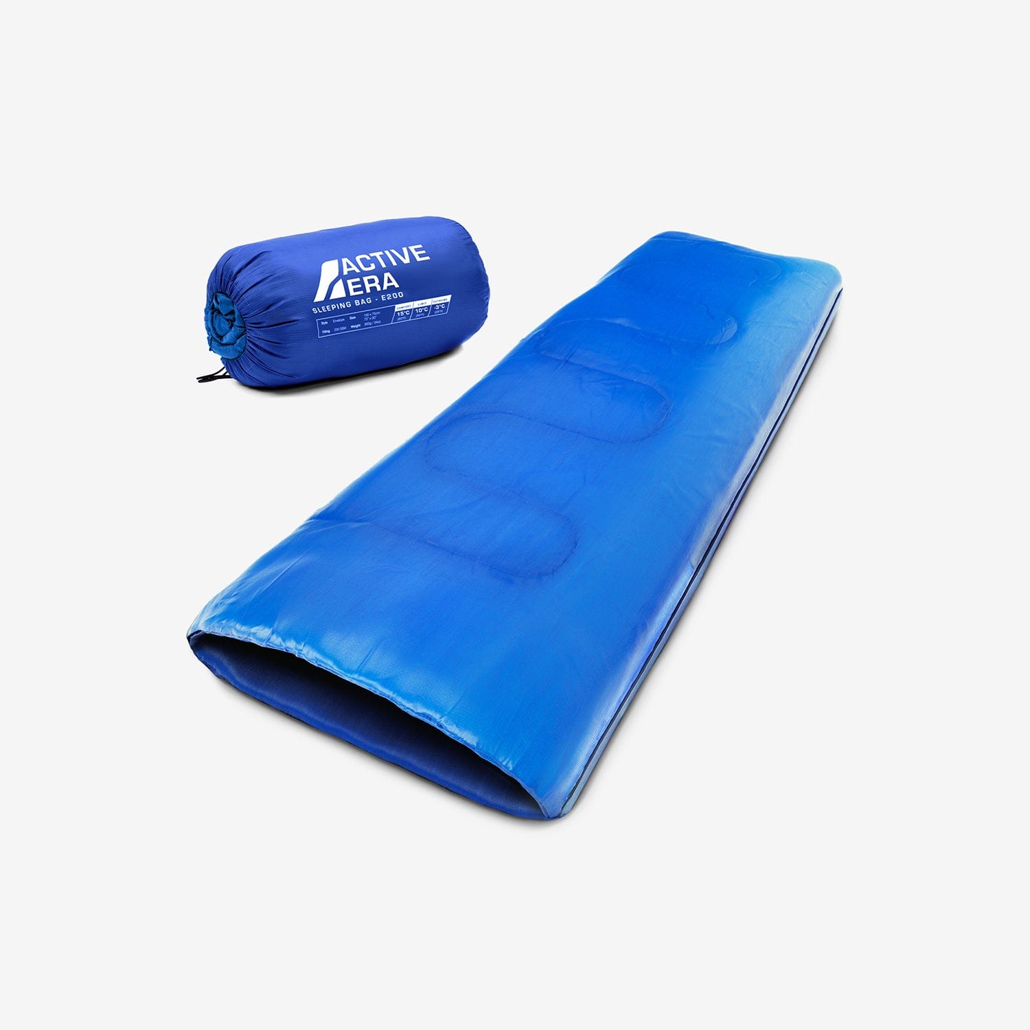 Premium Warm Lightweight Envelope Sleeping Bag (200 GSM) Free