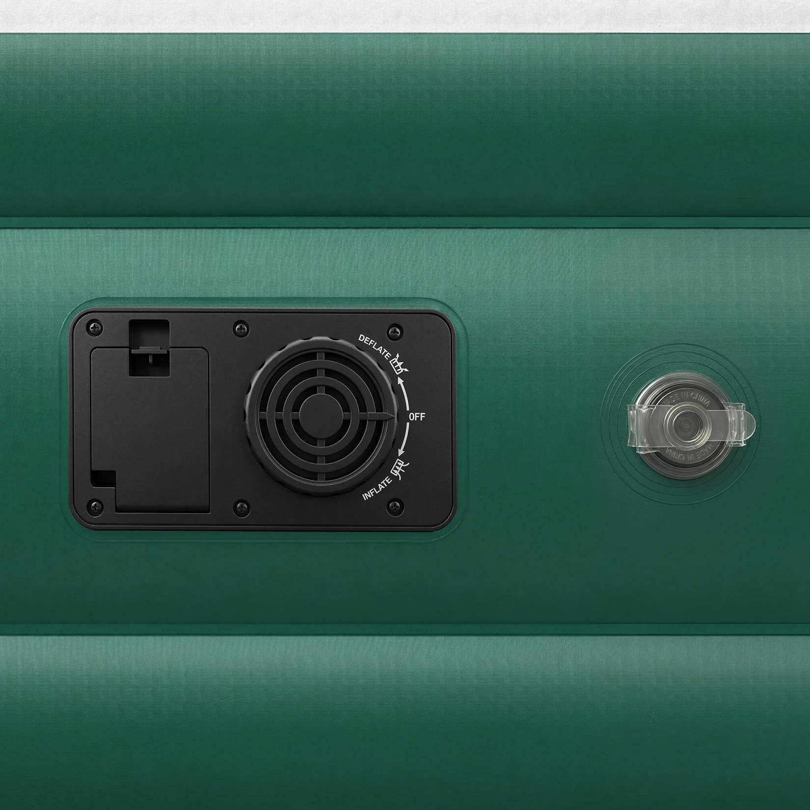 Double Size Comfort Air Bed – Green/White