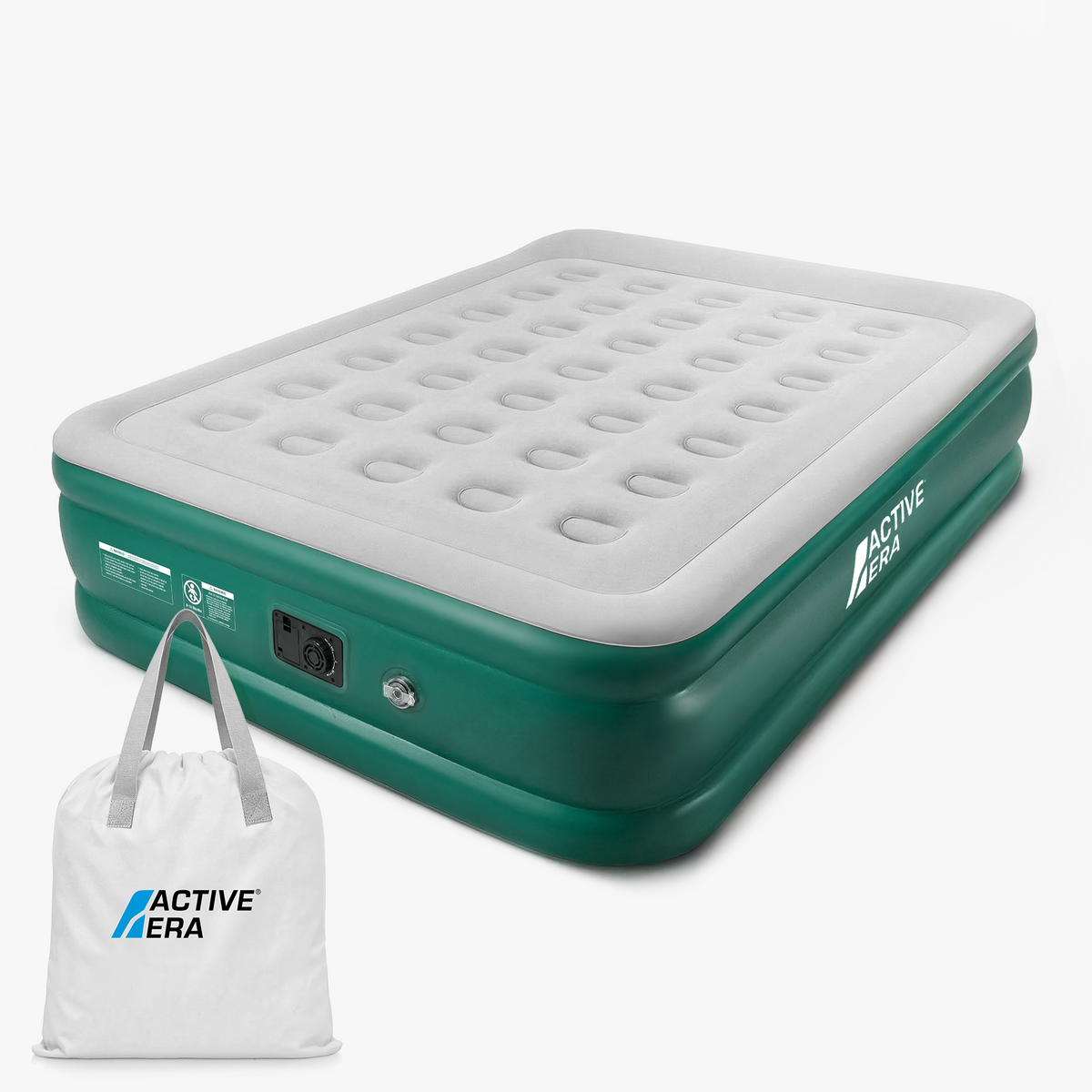 King Size Comfort Air Bed – Green/White