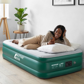 Single Comfort Air Bed – Green/White