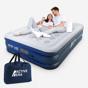 Double Size Comfort Air Bed – Grey/Navy