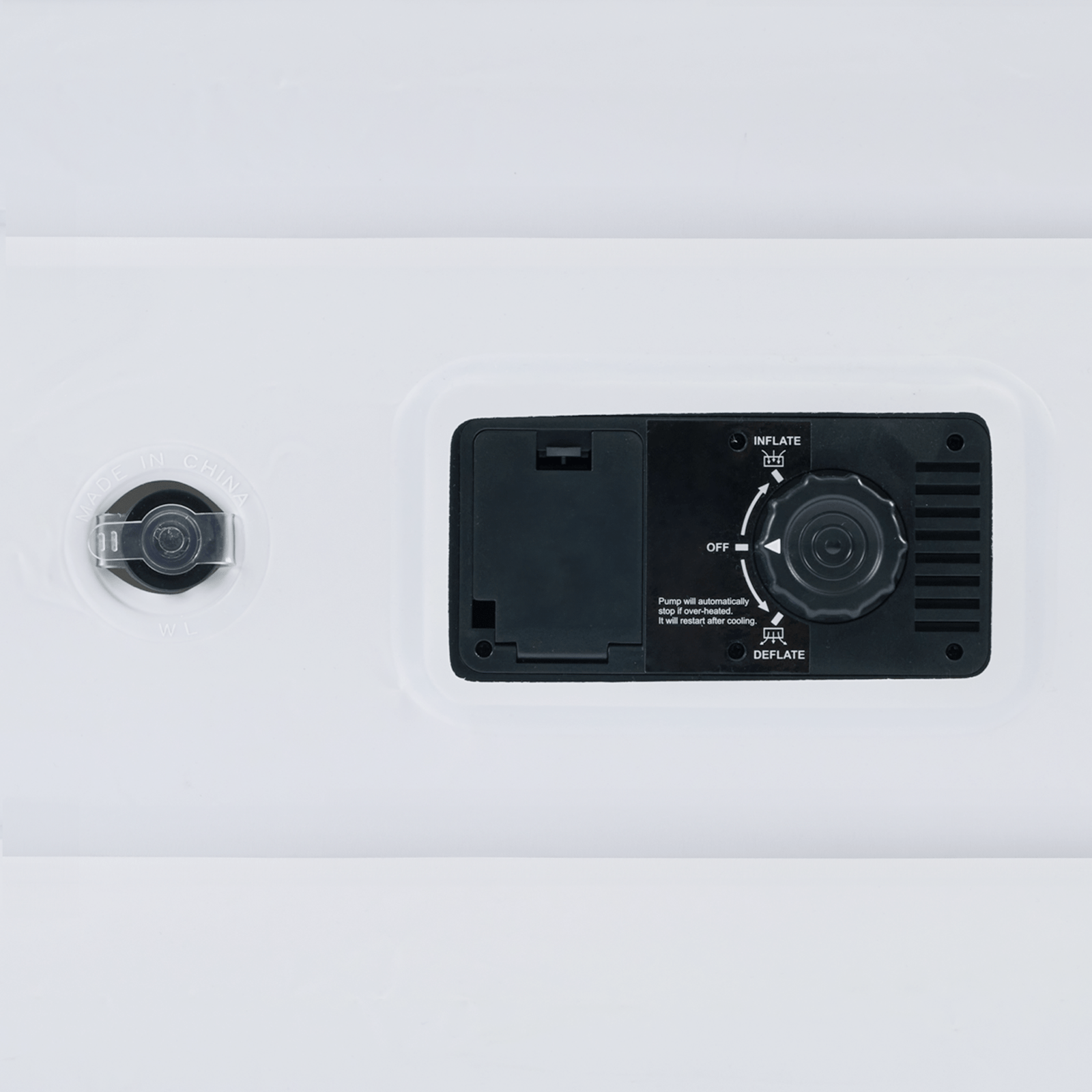 King Size Comfort Plus Air Bed Navy/White Free Delivery Active Era