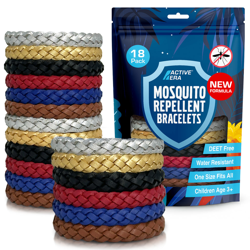 Adventure Mosquito Repellent Bands 18 Pack Metallics