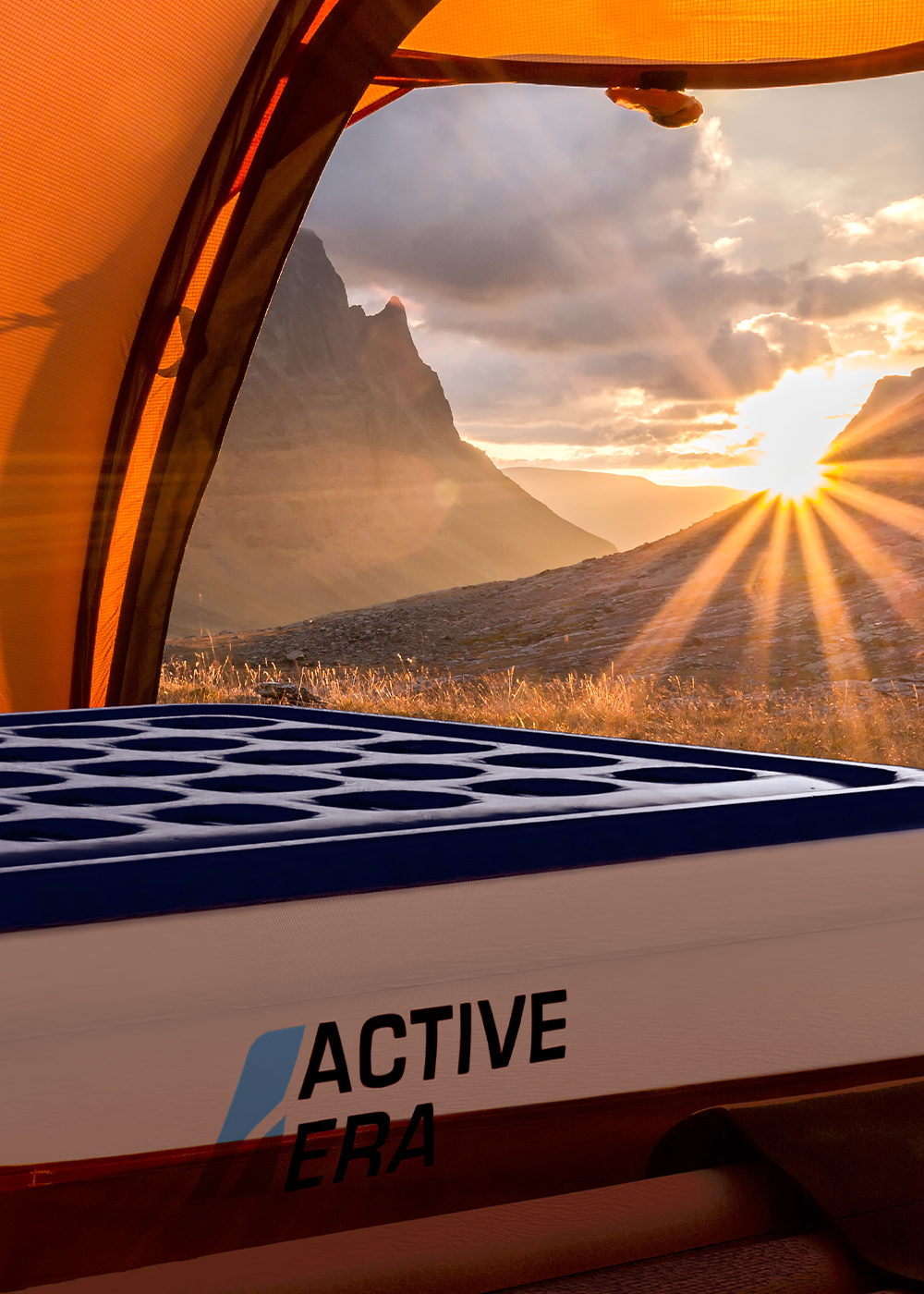 Active era top double air bed