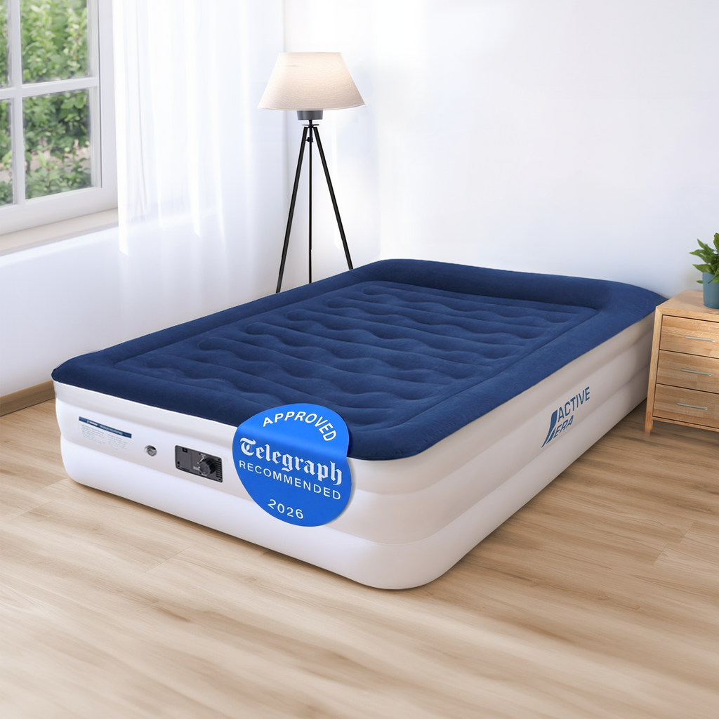 King Comfort Plus Air Bed – Navy White