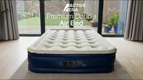 Double Size Comfort Air Bed – Grey/Navy