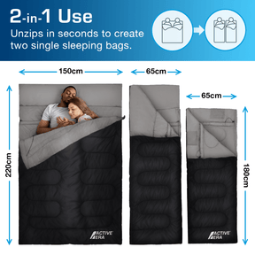 Large single sleeping sales bag