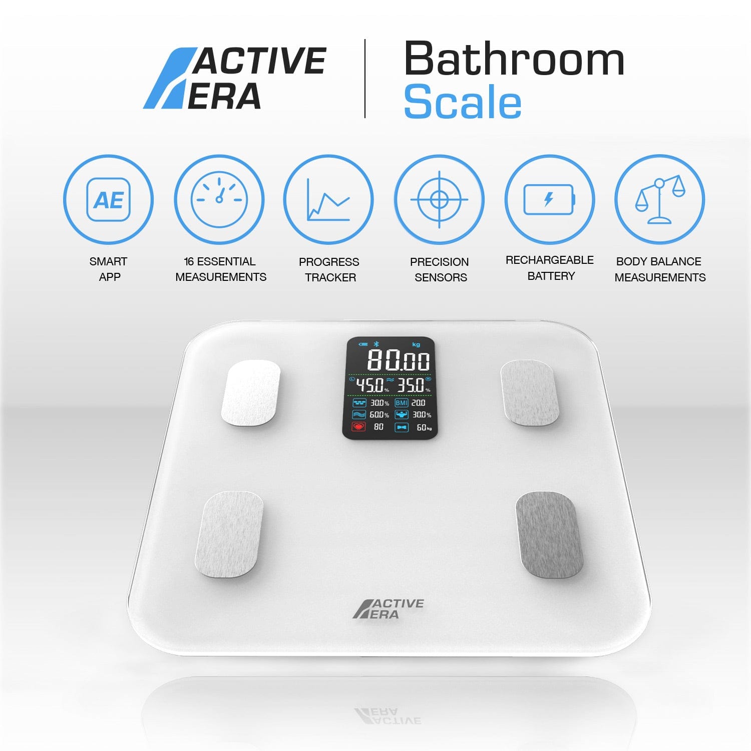 Smart Bathroom Scales - V2 White