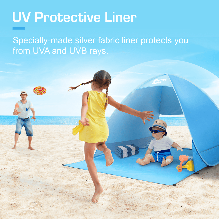 2 Person Beach Tent with UV Protection Free Delivery Active Era
