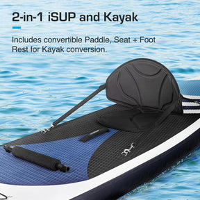 2-In-1 Inflatable Stand Up Paddle Board and Kayak Conversion