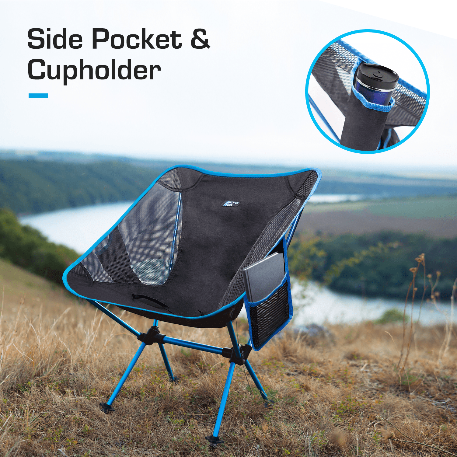Premium Camping Chair Ultra Lightweight Compact Folding Chair