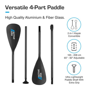 10'5 2-In-1 Inflatable Stand Up Paddle Board and Kayak Conversion